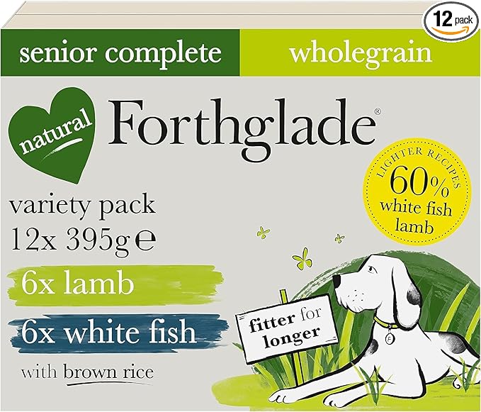 Forthglade Complete Senior with Brown Rice Variety Case 12pk, 395G