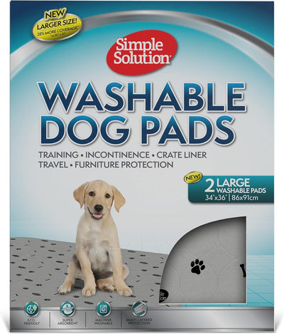 Simple Solution Washable Dog Training Pads Large - Pack of 2