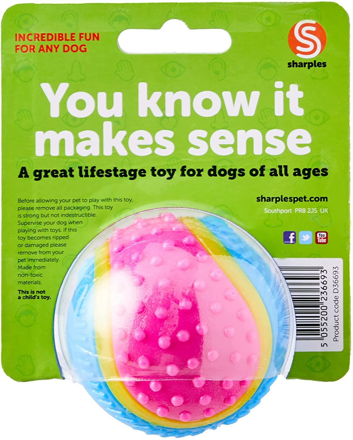 Five Senses Sensory Rubber Ball 8cm - Ormskirk Pets