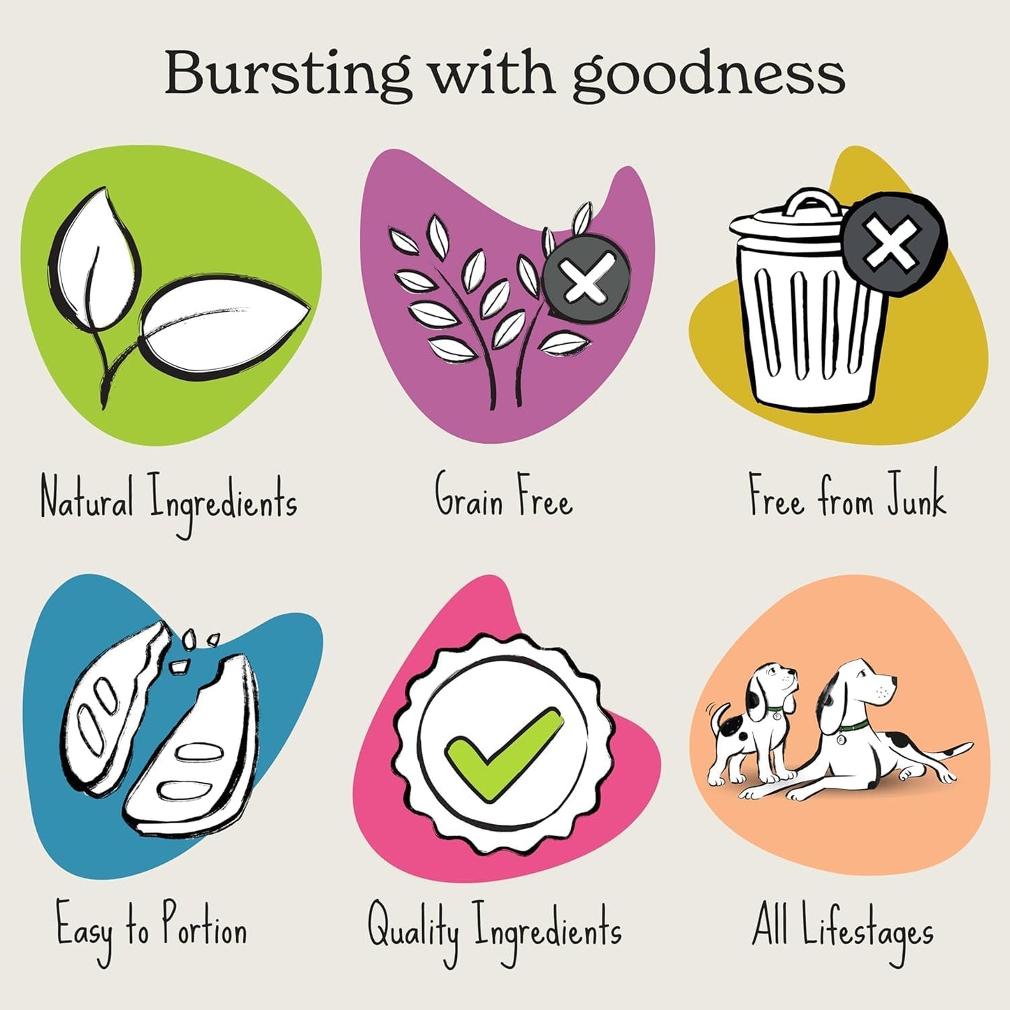 Forthglade Soft Bite Grain Free Lamb Treat, 90g x 8