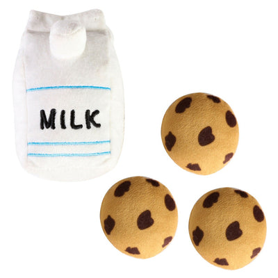 Milk and Cookies Catnip Gift Set for Cats