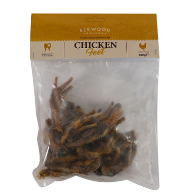Elkwood 100% Natural Chicken Feet 160g