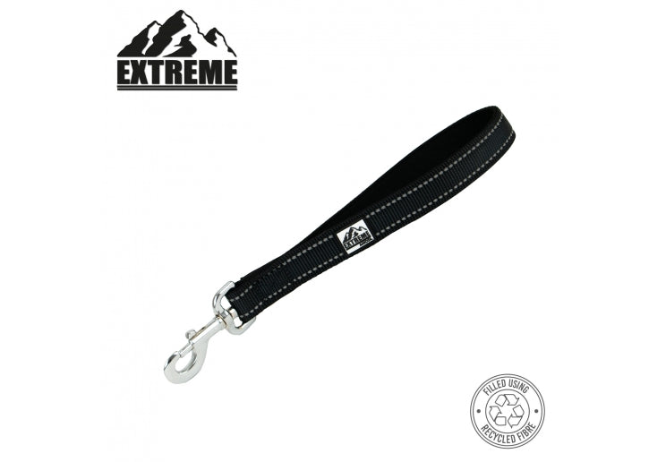 Ancol Extreme Extra Short Black Lead 30cm