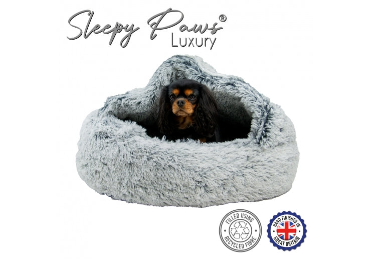 Ancol Plush Cove Bed Slate Grey