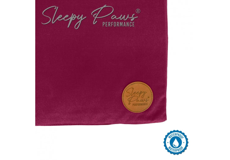 Ancol Nest of 5 Waterproof Pad Beds Burgundy