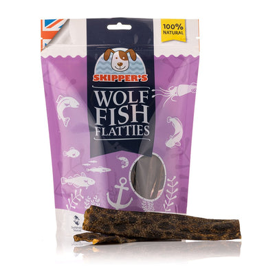 Skippers Dog Wolf Fish Flatties 70g
