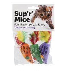 Ruff 'N' Tumble Sup 'R' Mice & Catnip 3pcs - Ormskirk Pets
