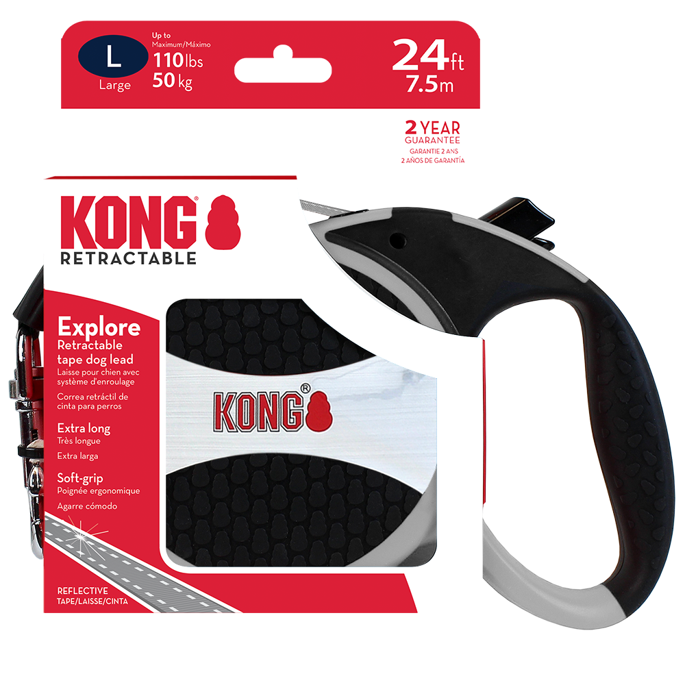 KONG Explore Retractable Grey