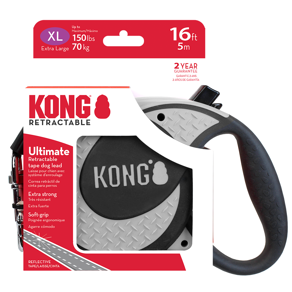 KONG Explore Retractable Grey