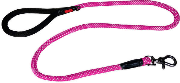 KONG Rope Leash Fuchsia