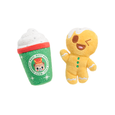 BARK Xmas Ginger Boy Brew Plush 2PK