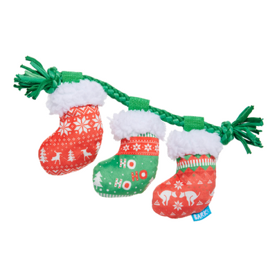 BARK Xmas Stocking Rope Tuggers