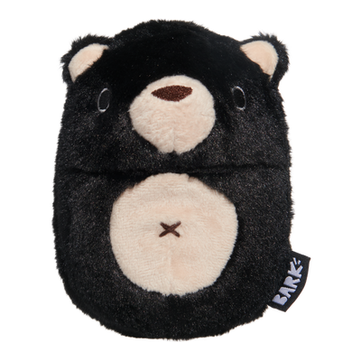 BARK Black Bear Bones Dog Toy