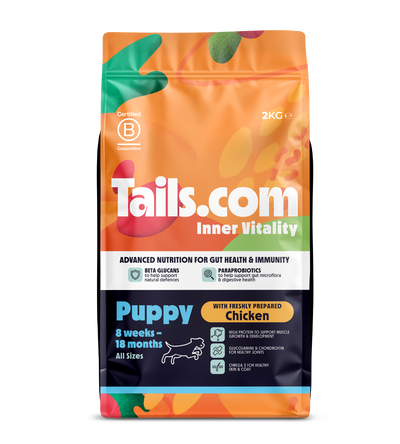 Tails Inner Vitality Puppy Chicken Dry Dog Food 2kg