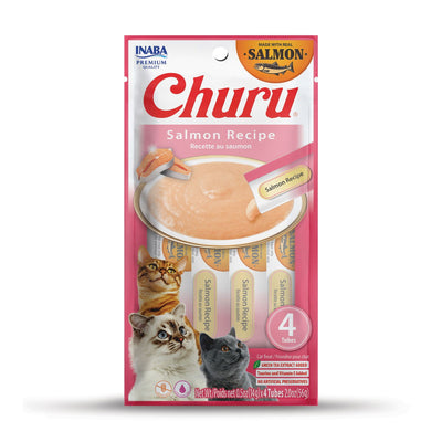 Churu Salmon Churu Salmon Recipe Cat Treats 4x14g