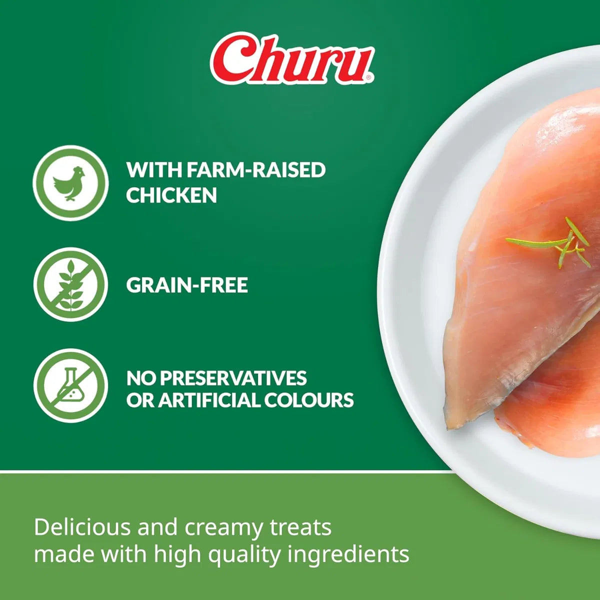 Churu Chicken Recipe Dog Treats 8x20g