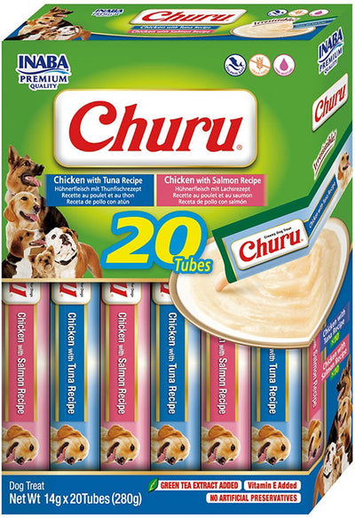 Churu Chicken with Seafoods Variety Dog Treats 20x14g