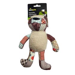 Bestpets Squeaky Patchwork Chimp Single
