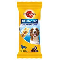 Pedigree Dentastix Daily Adult Medium Dog Treats 3 X Dental Sticks 77G 3Stk BOX OF 18 - Ormskirk Pets