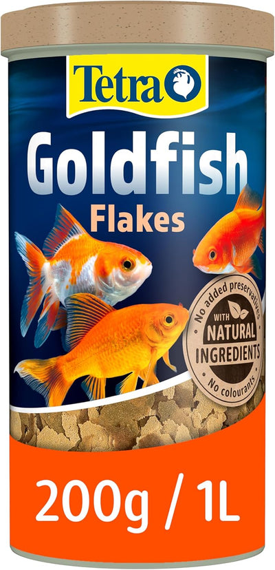 Tetra Goldfish Flakes, 1ltr/200g