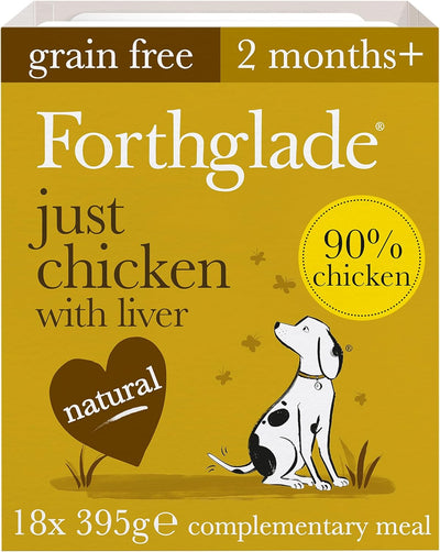 Forthglade Just Chicken with Liver Grain Free 395g x 18