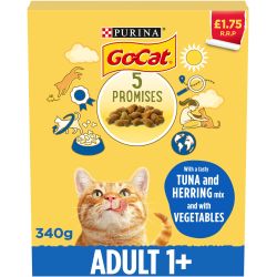 Go-Cat Adult Cat Tuna, Herring & Veg 6x340g