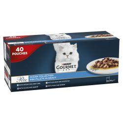 Gourmet Perle Ocean Collection In Gravy Wet Cat Food 40x85g - Ormskirk Pets