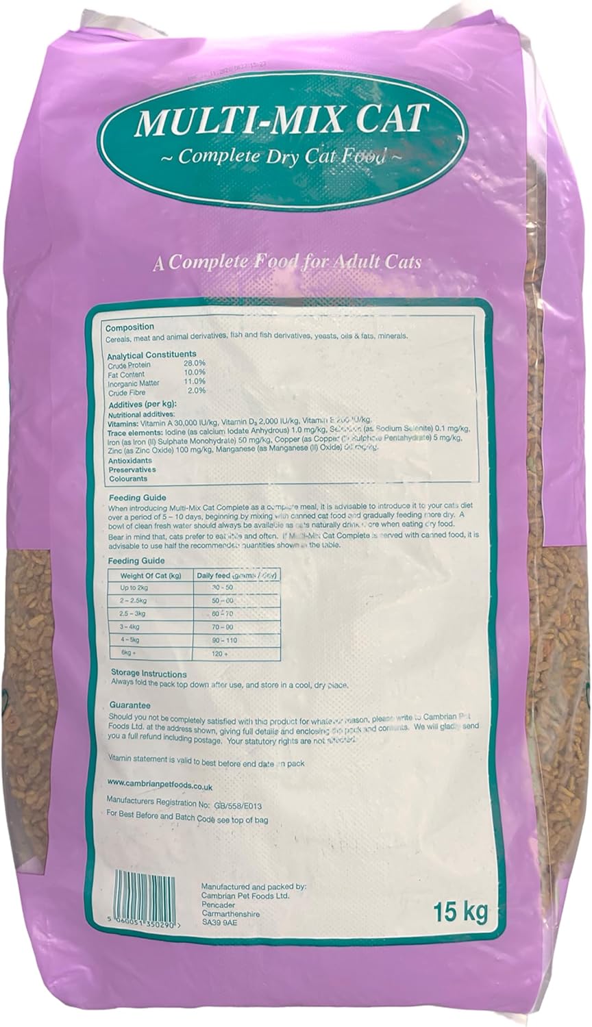 Multimix Complete Dry Cat Food 15kg