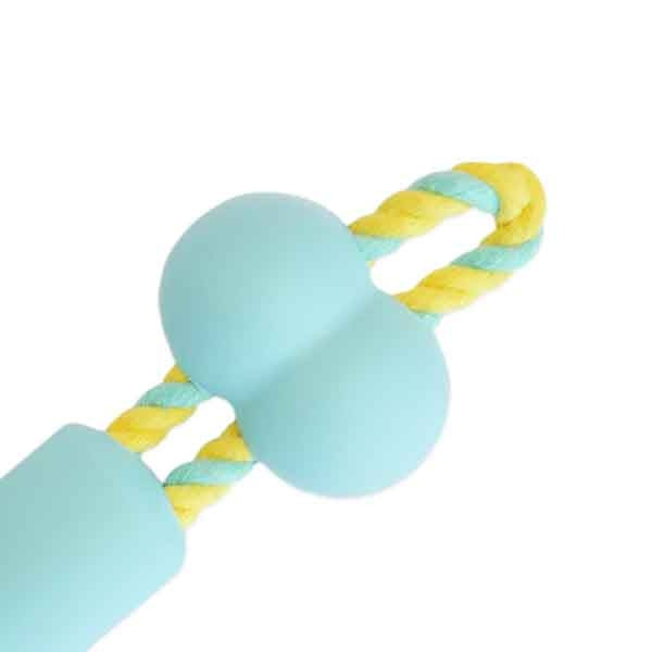 Rosewood Tough Toys BBQ Rubber Toy With Rope