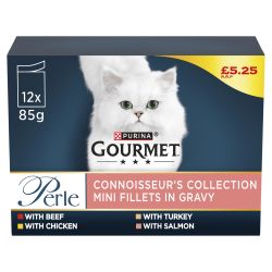 Gourmet Perle Connoisseur's Collection Mini Fillets In Gravy 12pk