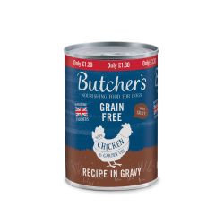Butchers Cans Grain Free Chicken In Gravy 12 X 400G