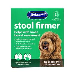 Johnson's Stool Firmer Dog 1 X 2 Sachets