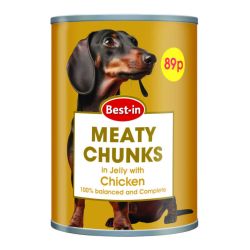 Best-In Dog Meaty Chunks Chicken 12x400g