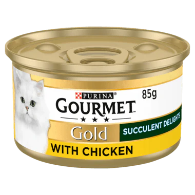 Gourmet Gold Succulent Delights Adult Wet Cat Food Chicken 12x85g - Ormskirk Pets