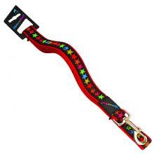 Hemm & Boo Stars Lead Black Medium - 3/4"X48" - Ormskirk Pets