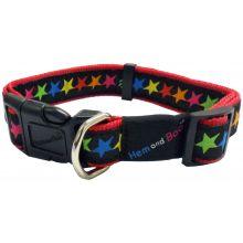 Hemm & Boo Stars Collar Black - Ormskirk Pets