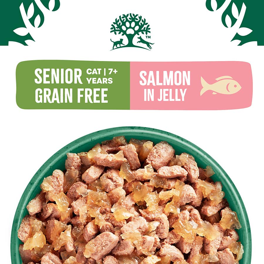 James Wellbeloved Senior Cat Grain Free Salmon In Jelly 12 X 85G