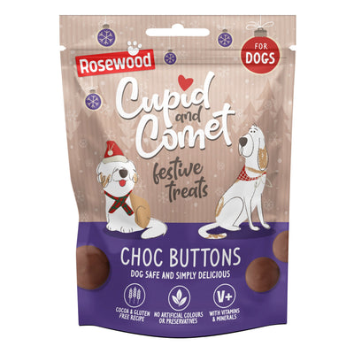 Rosewood Choc Buttons 150G