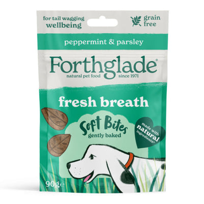 Forthglade Functional Natural Fresh Breath Soft Bite Treat 8x90g