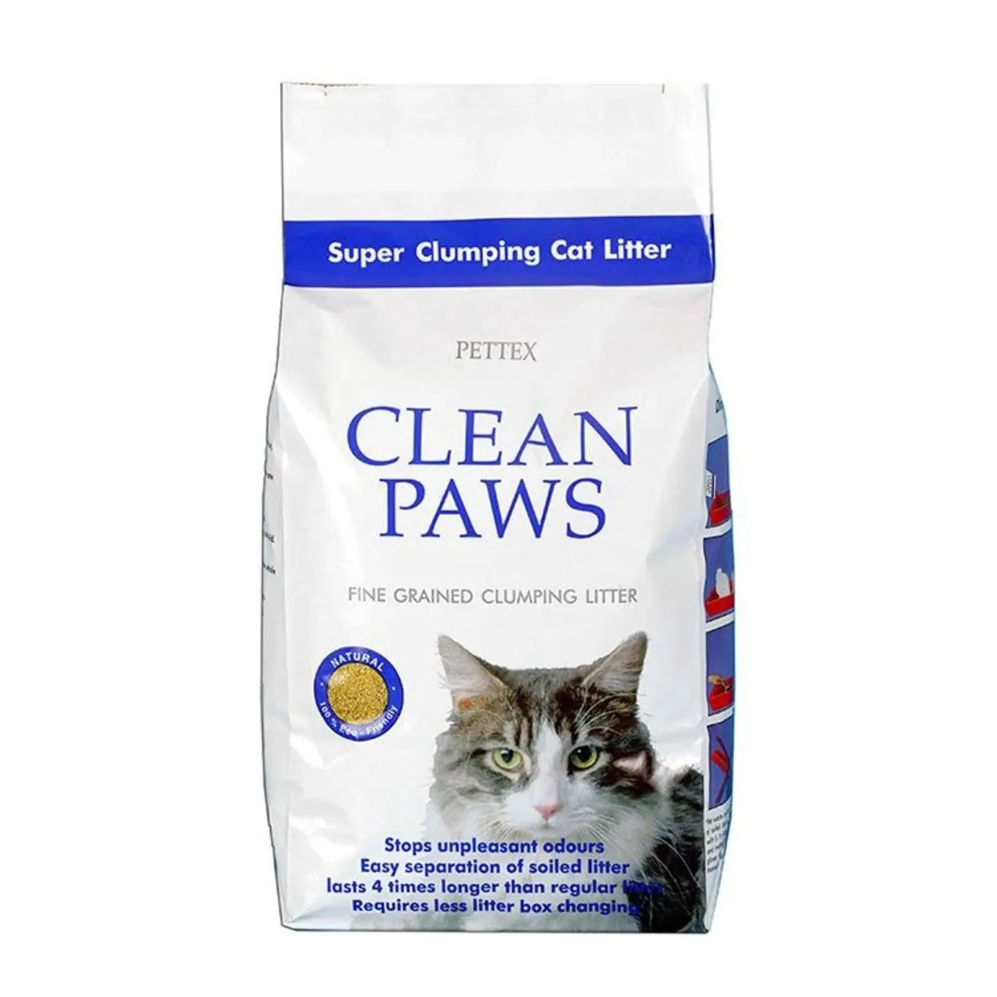 Clean Paws Clump Litter 5kg - Ormskirk Pets