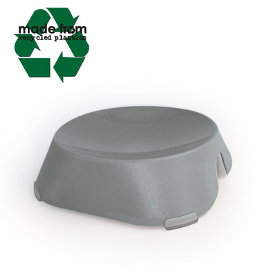 Ancol Made From Shallow Non slip bowl Grey - Ormskirk Pets