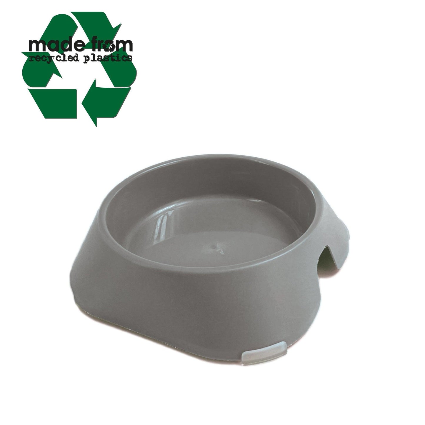Ancol Made From 200ml Non slip bowl Grey - Ormskirk Pets