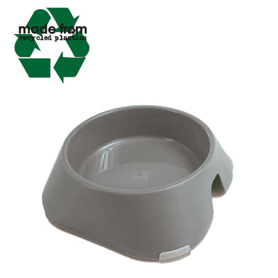 Ancol Made From 400ml Non slip bowl Grey - Ormskirk Pets