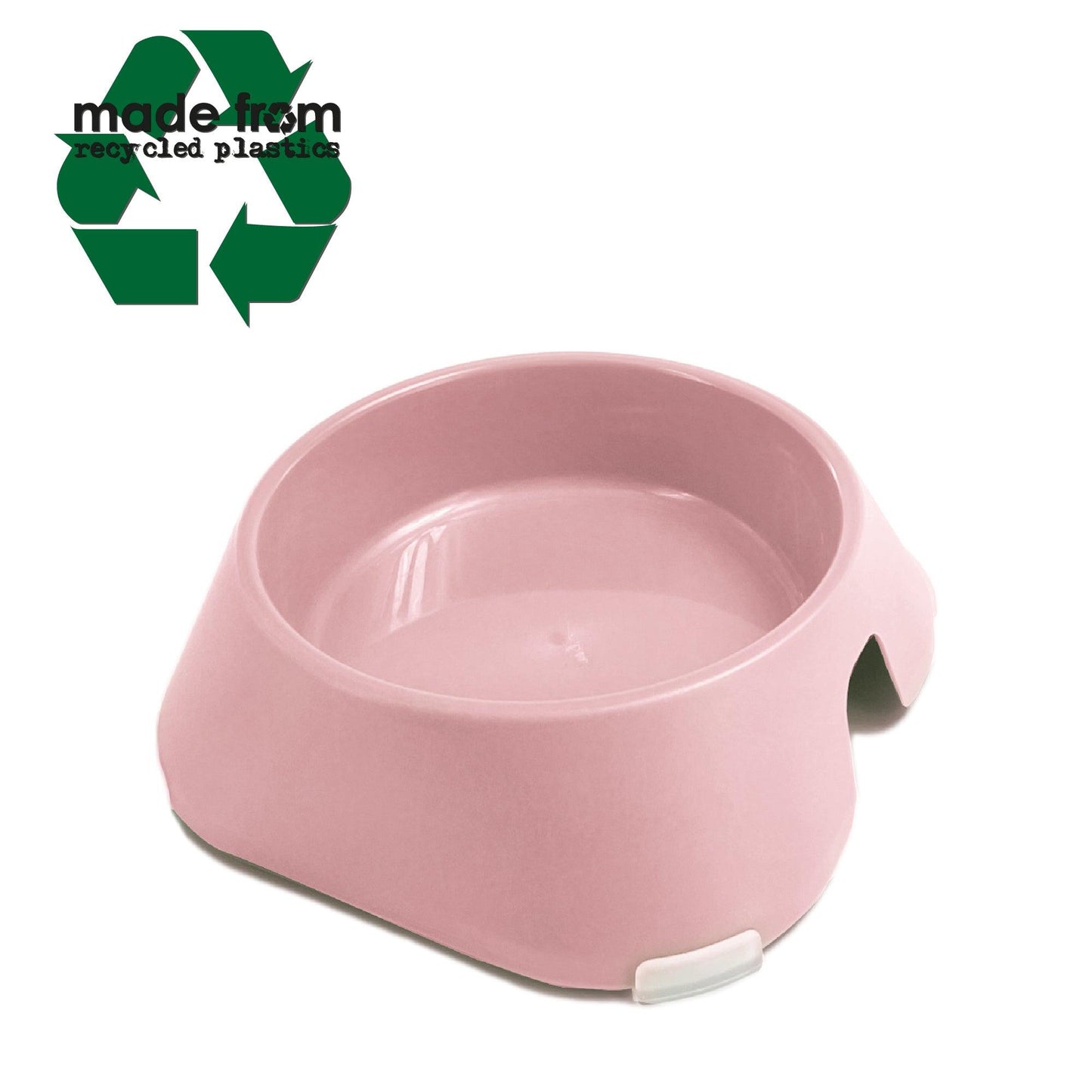 Ancol Made From 400ml Non slip bowl Pink - Ormskirk Pets