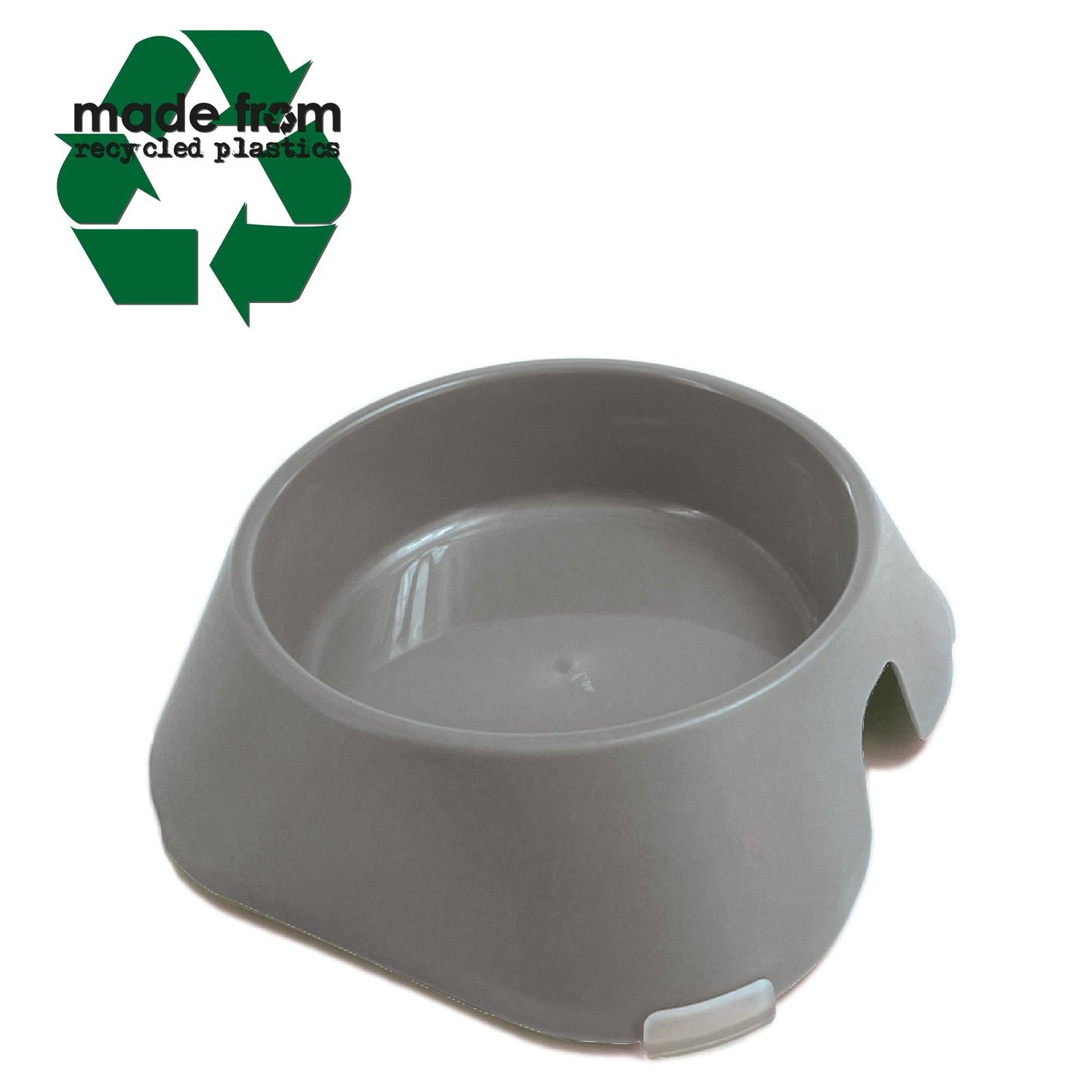 Ancol Made From 700ml Non slip bowl Grey - Ormskirk Pets