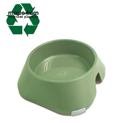 Ancol Made From 700ml Non slip bowl Green - Ormskirk Pets