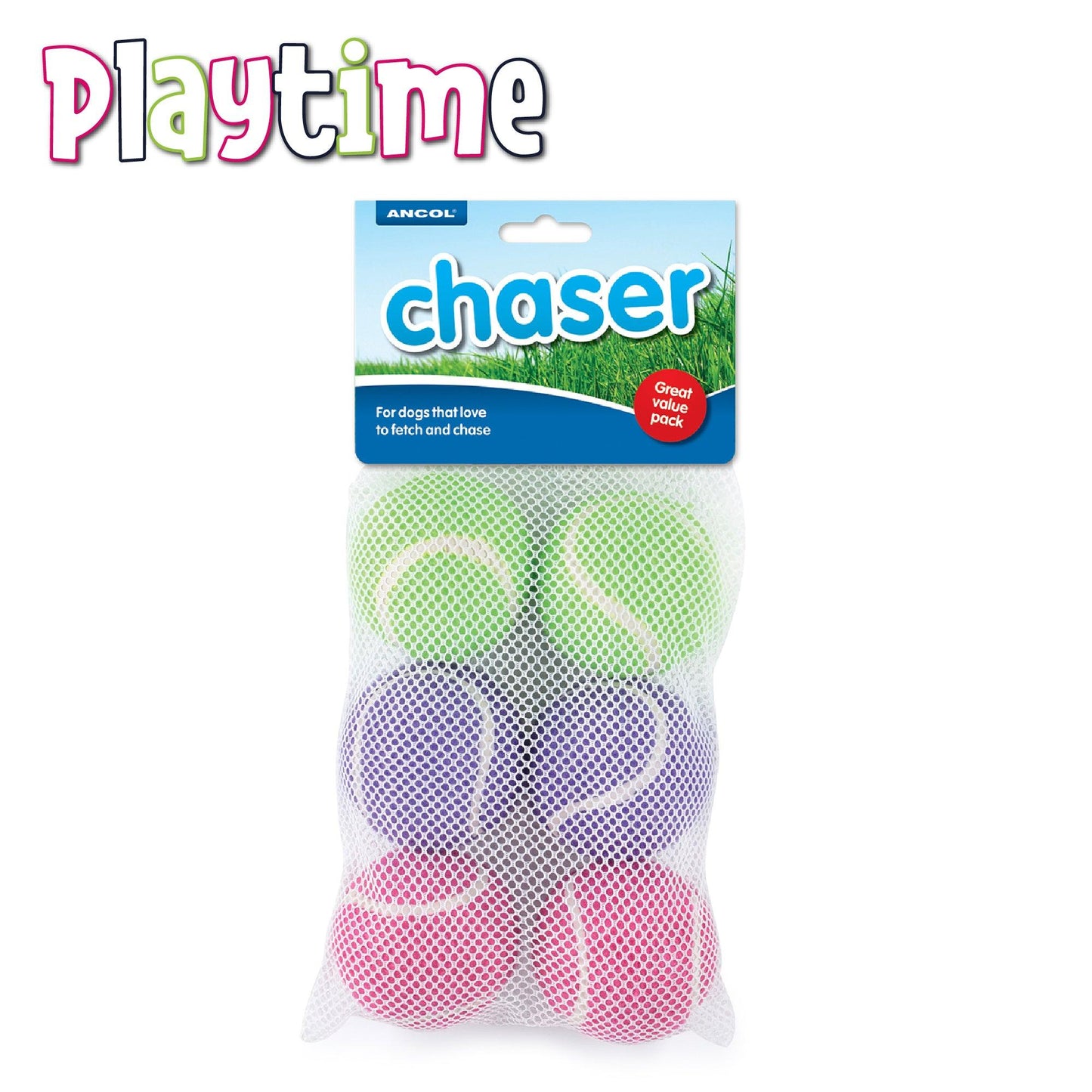 Ancol Net of 6 Tennis Balls - Ormskirk Pets