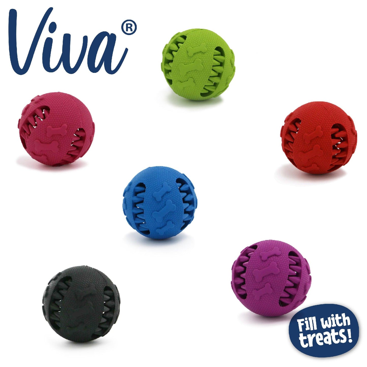 Ancol Viva Treat Ball - Ormskirk Pets