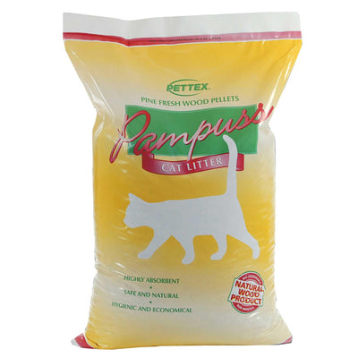 Pampuss Wood Cat Litter 15ltr - Ormskirk Pets