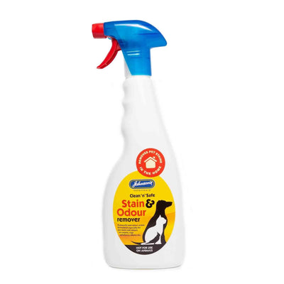 Johnson's Clean 'N' Safe Stain/Odour Remover, 500ml - Ormskirk Pets